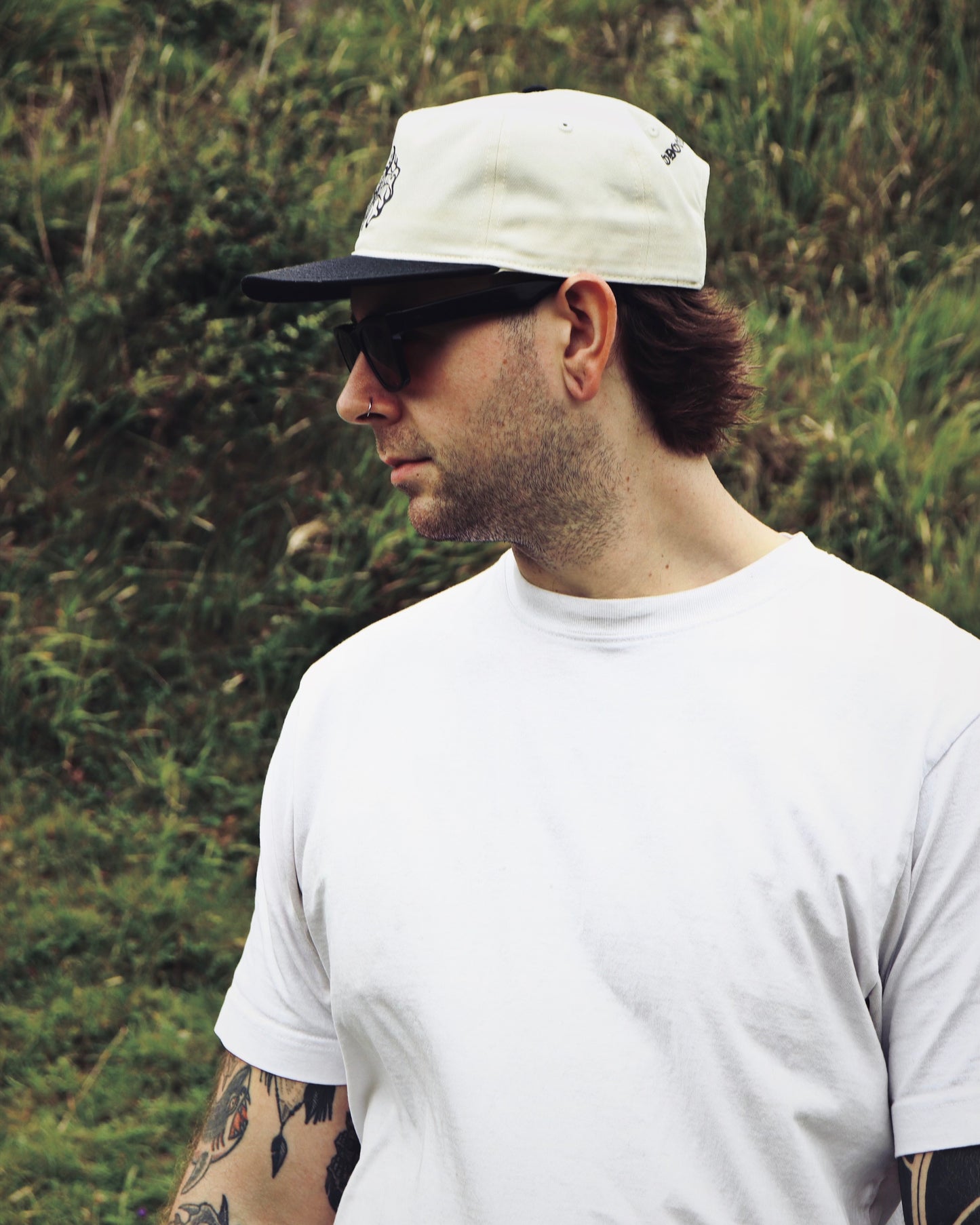 INFERNO - 2 Tone Cap (Black & Natural)