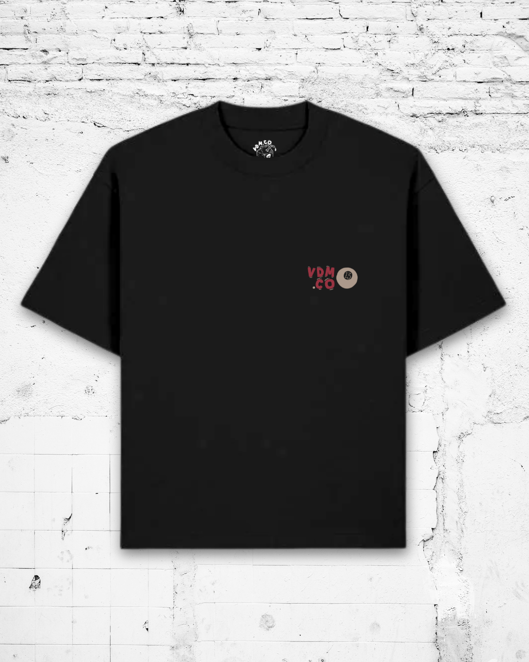 HARD TIMES - Heavyweight Oversized Boxy T-Shirt (Black)