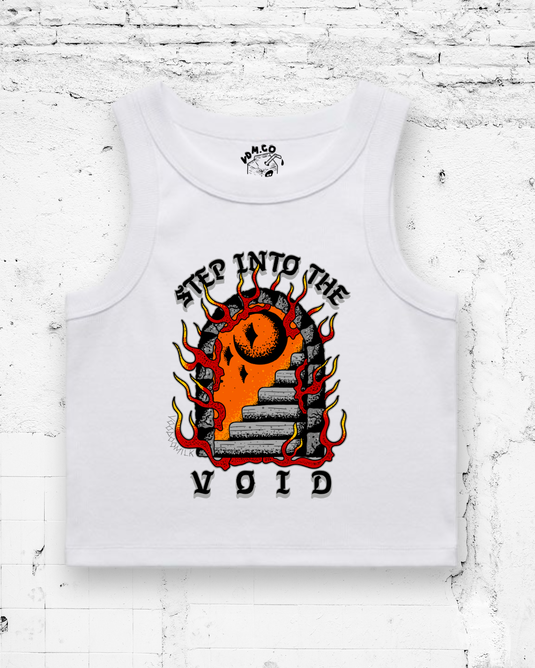 VOID - Cropped Tank (White)