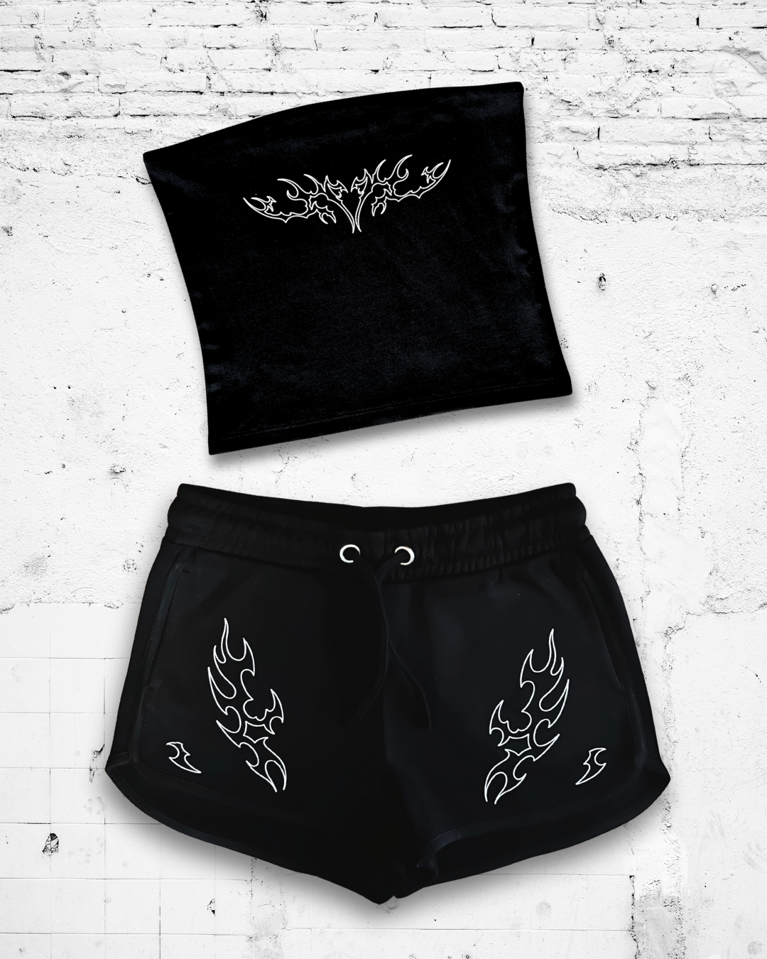 CYBER - Mini Jogger Shorts (Black)