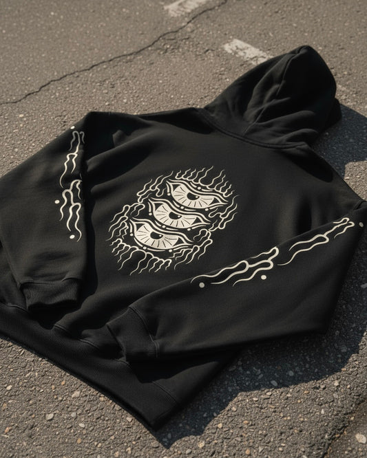 TRIPLE EYE - Hoodie (Black)
