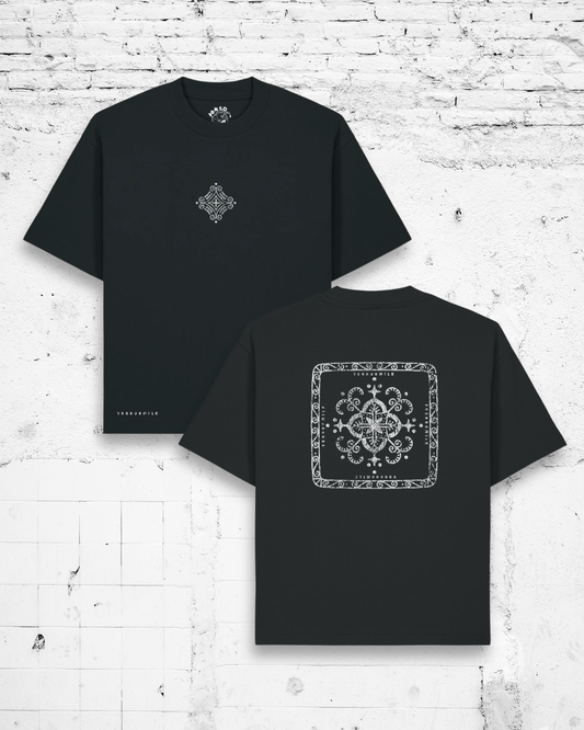 OPHELIA - Oversized Boxy T-Shirt (Black)