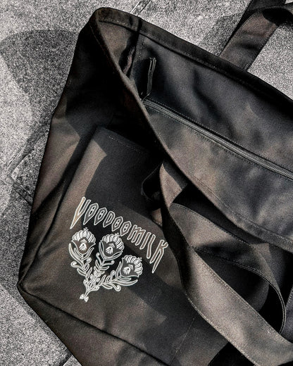 FLOWER - Cargo Pocket Bag (Black)