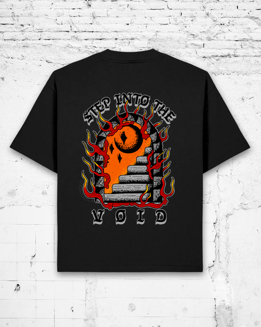 VOID - Heavyweight Oversized Boxy T-Shirt (Black)