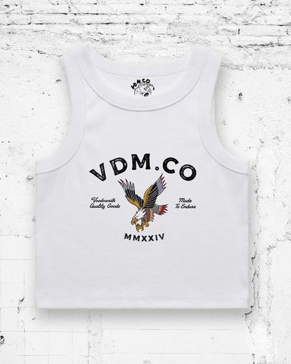 MADE TO ENDURE - Cropped Tank (White)