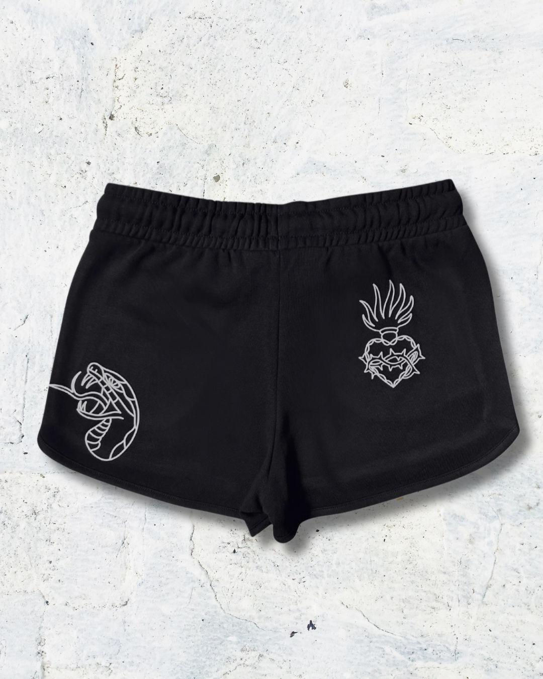 FLASH MINI JOGGER SHORTS / BLACK