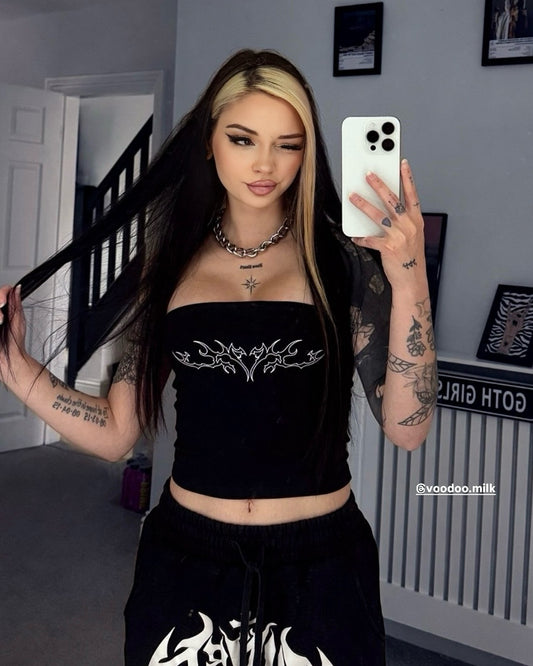 CYBER - Bandeau Top (Black)