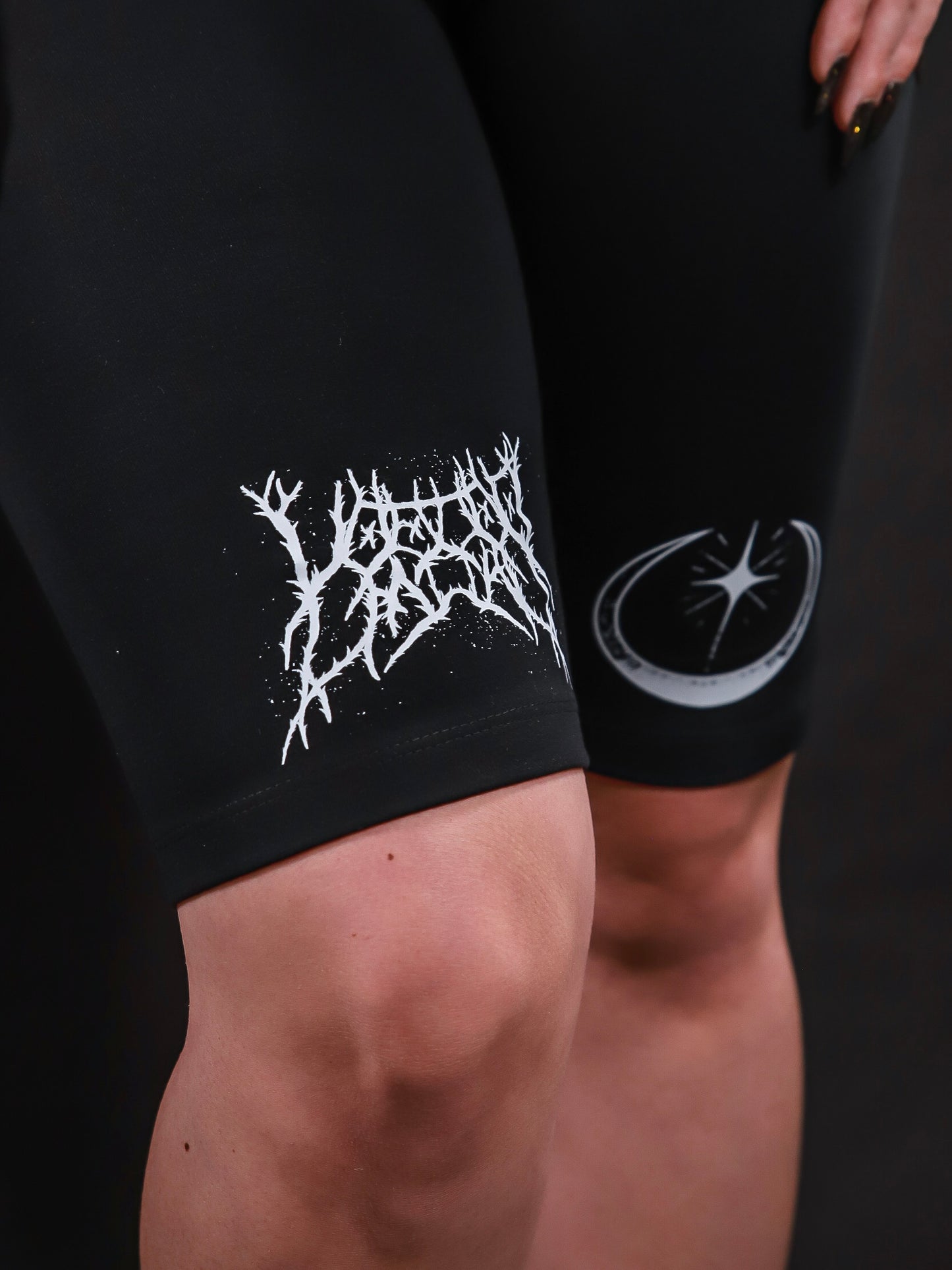 ASTRAL HIGH WAIST CYCLE SHORTS / BLACK