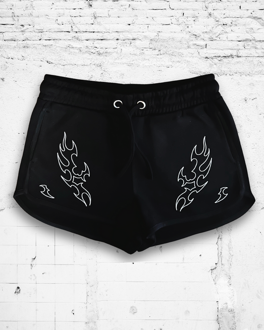 CYBER - Mini Jogger Shorts (Black)